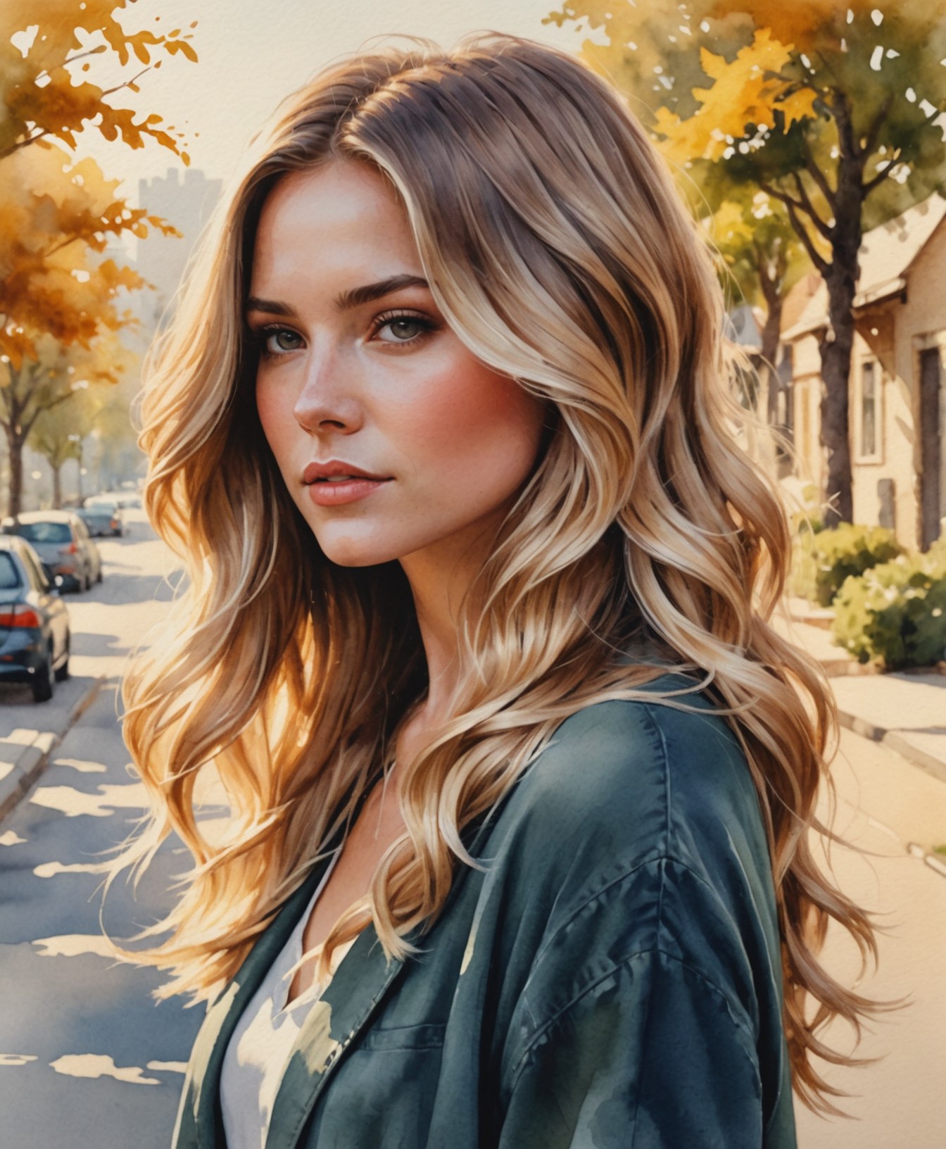 Mechas californianas rubias